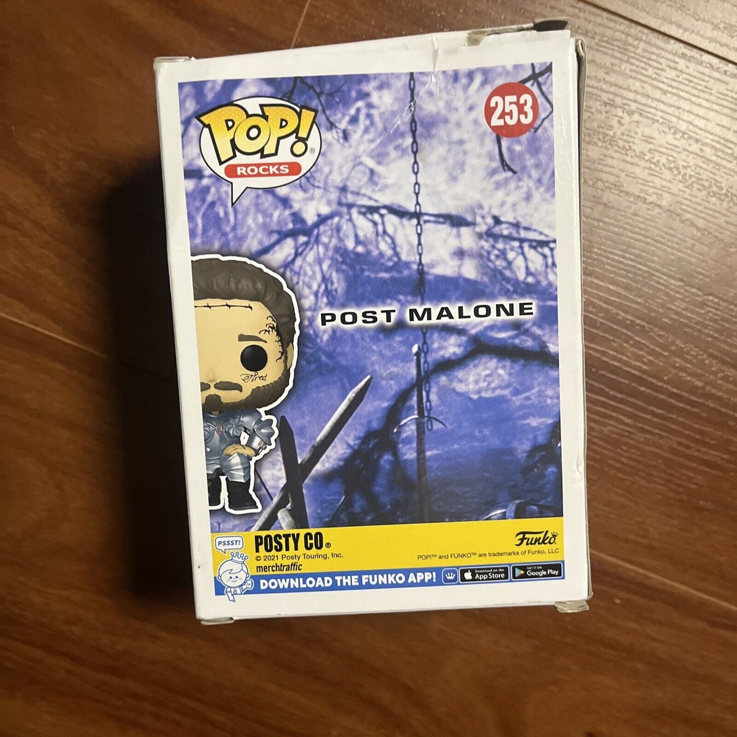 Post Malone Knight Figure #253 Vinyl Funko Pop Rocks Musician