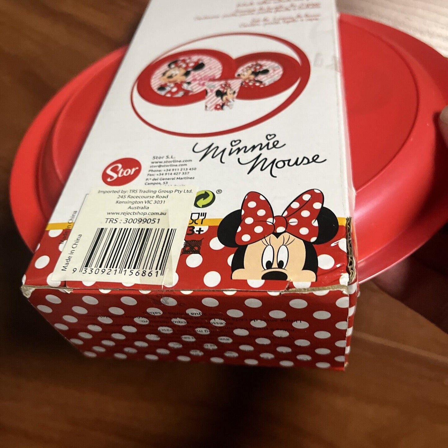 NEW Disney Minnie Mouse 3 Piece Dinner Set