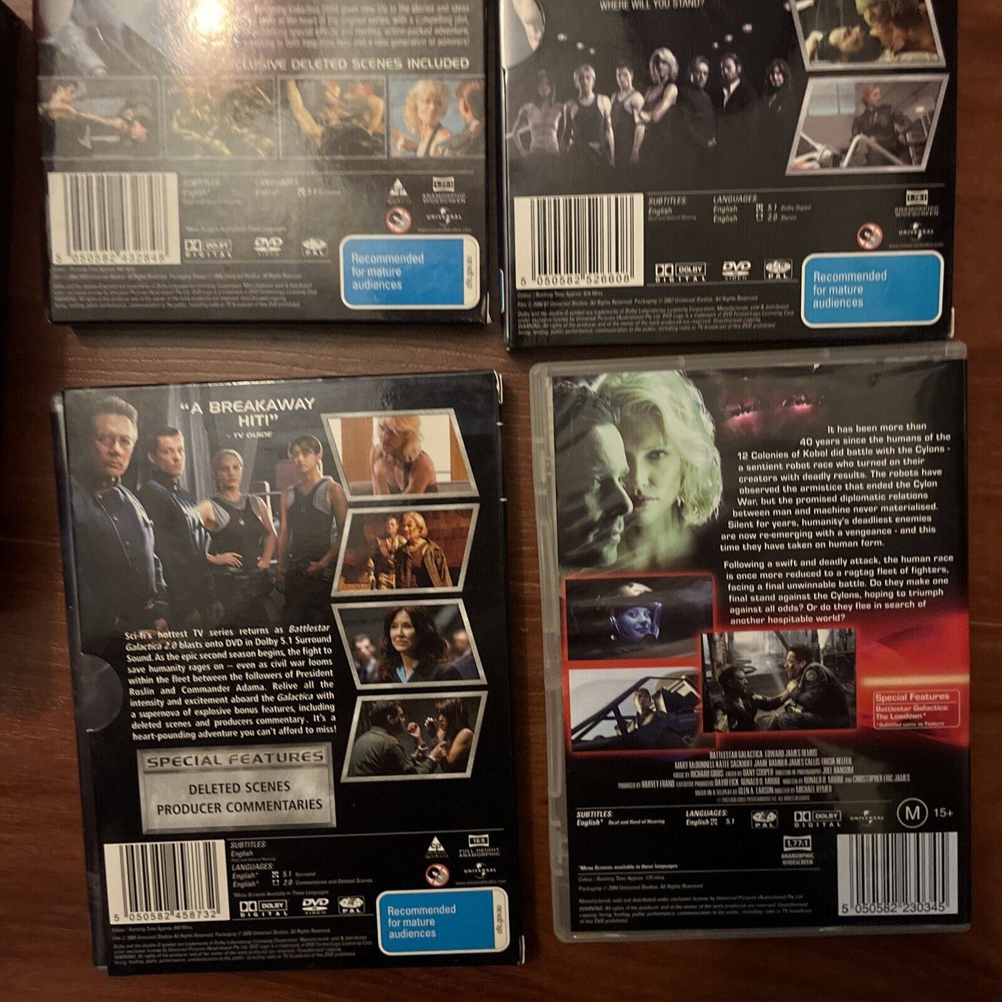 Battlestar Galactica : Series 1-3 (DVD, 2003, 16-Disc) Region 4&2