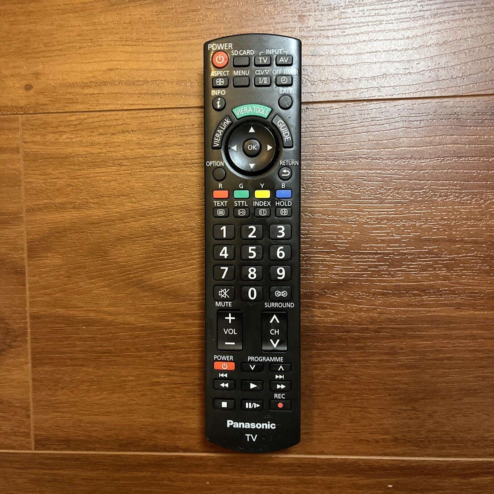Genuine Panasonic N2QAYB000494 Remote Control for TV *Missing Battery ...