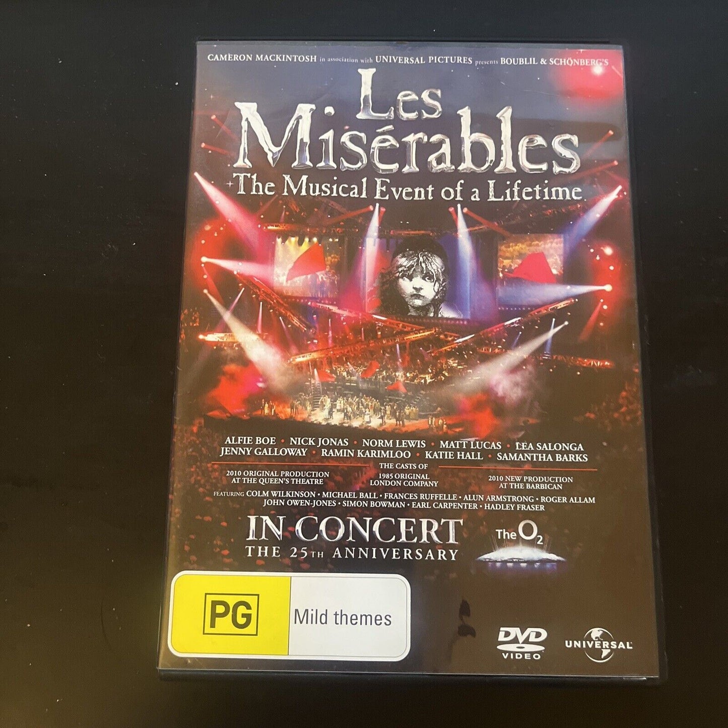 Les Miserables - 25th Anniversary Concert (DVD, 2010) Region 4&2