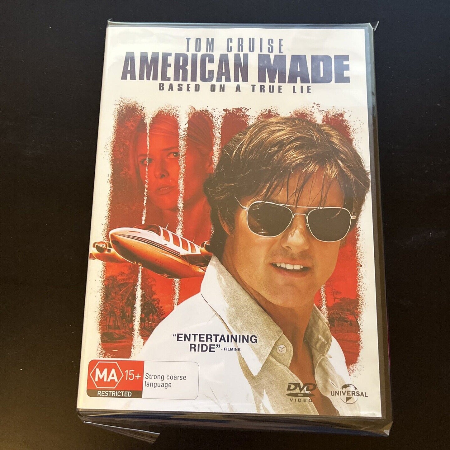 American Made (DVD, 2017) NEW Tom Cruise, Domhnall Gleeson, Region 4&2