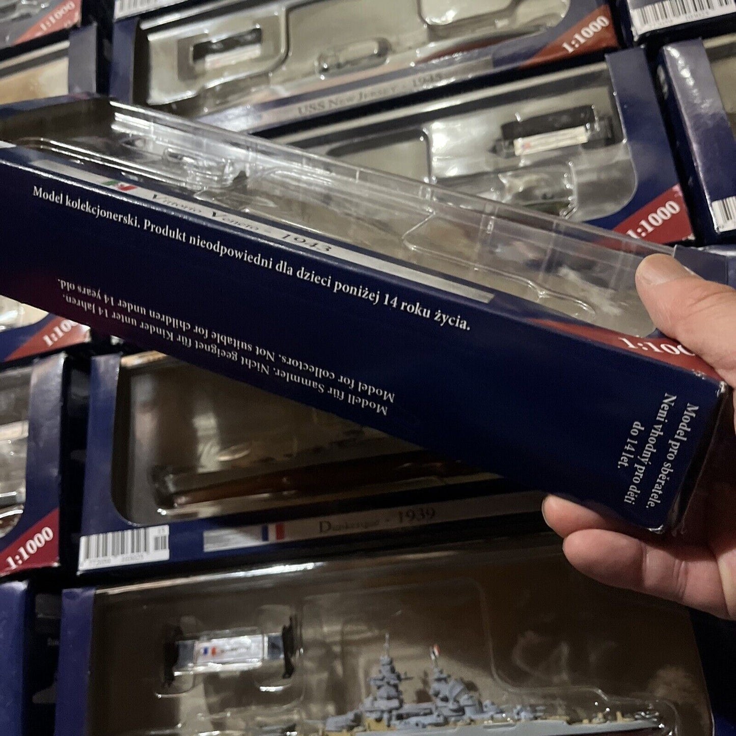 21x Warships of WWII Collection Models 1:1000