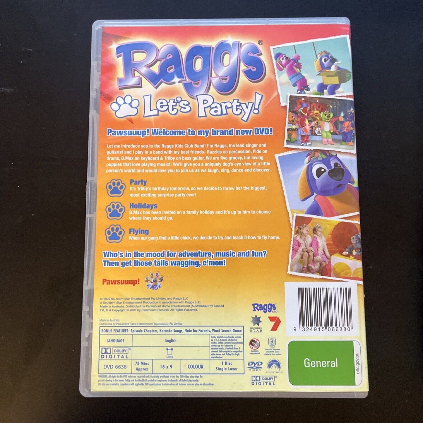 Raggs - Let's Party / Out N' About (DVD, 2006) Region 4