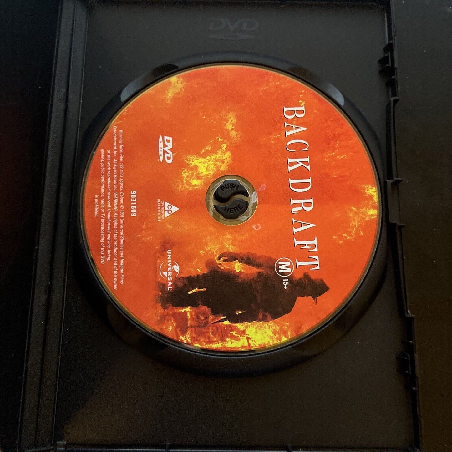 Backdraft (DVD, 1991) Kurt Russell, William Baldwin Region 4&2