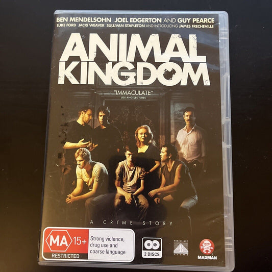 Animal Kingdom (DVD, 2010, 2-Disc) Ben Mendelsohn, Joel Edgerton, Region 4
