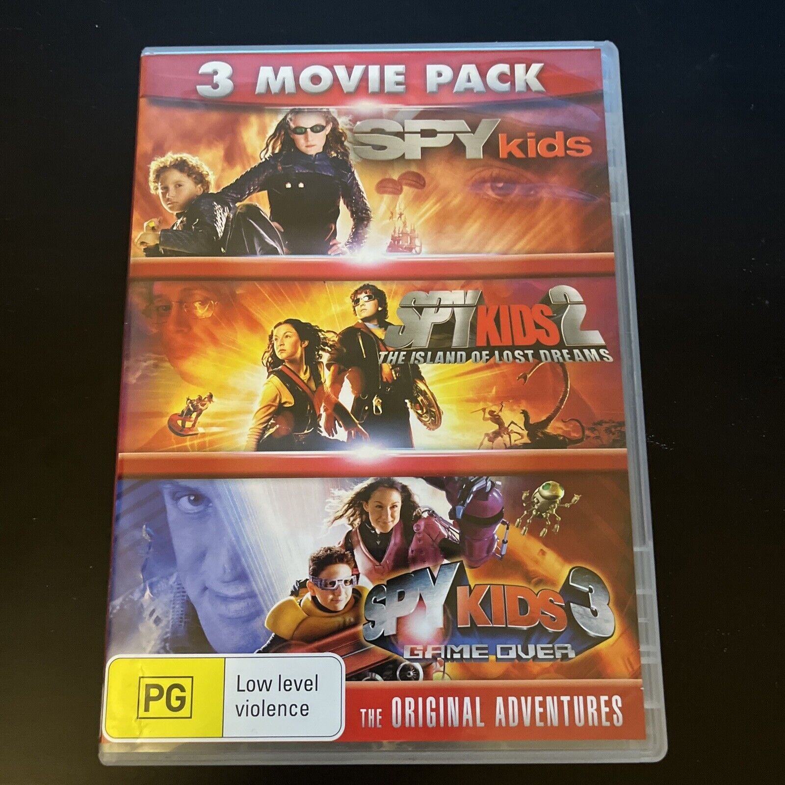 Spy Kids 1,2,3 (DVD, 2012, 3-Disc) Region 4 – Retro Unit