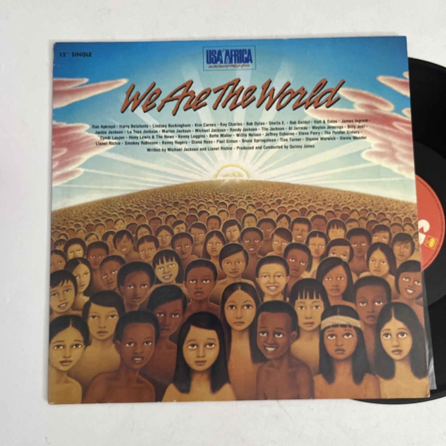 Michael Jackson & Lionel Richie - USA for Africa We Are The World (Vinyl, 1985)