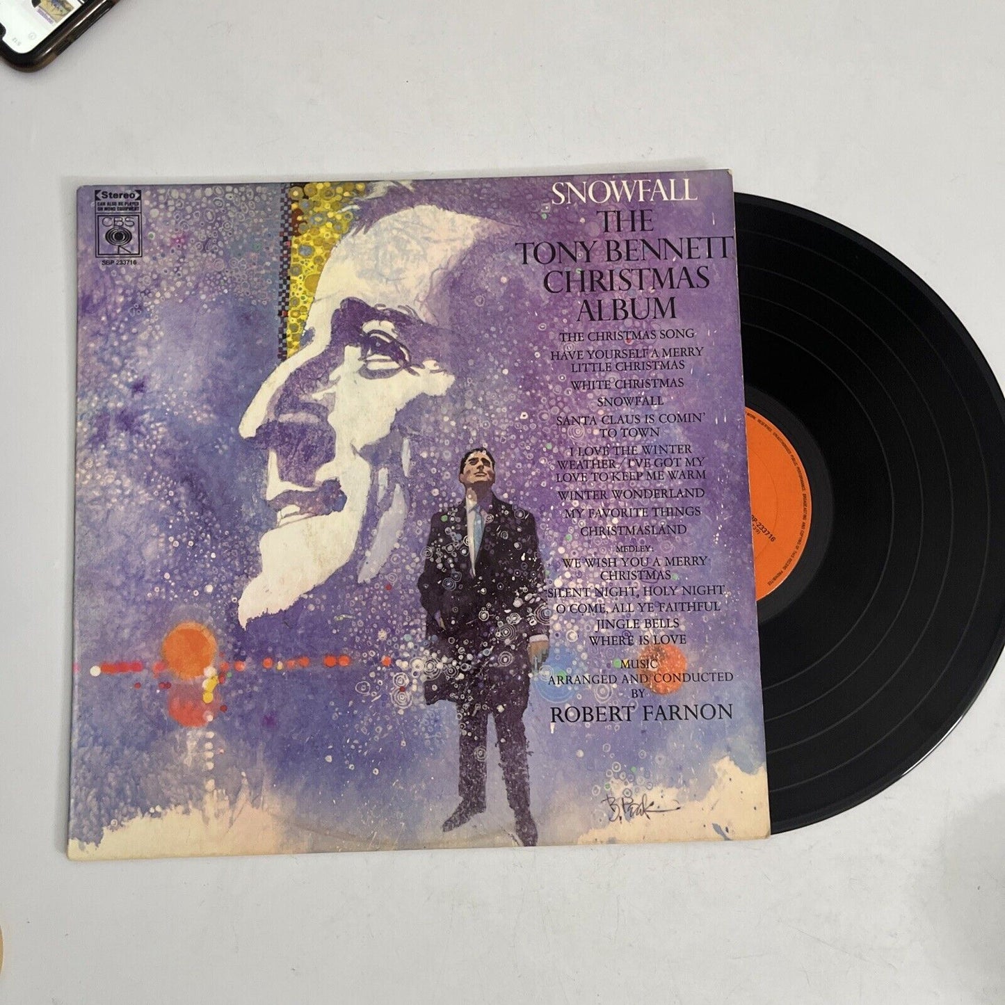 Snowfall: The Tony Bennett Christmas Album - Tony Bennett (Vinyl, 1968)