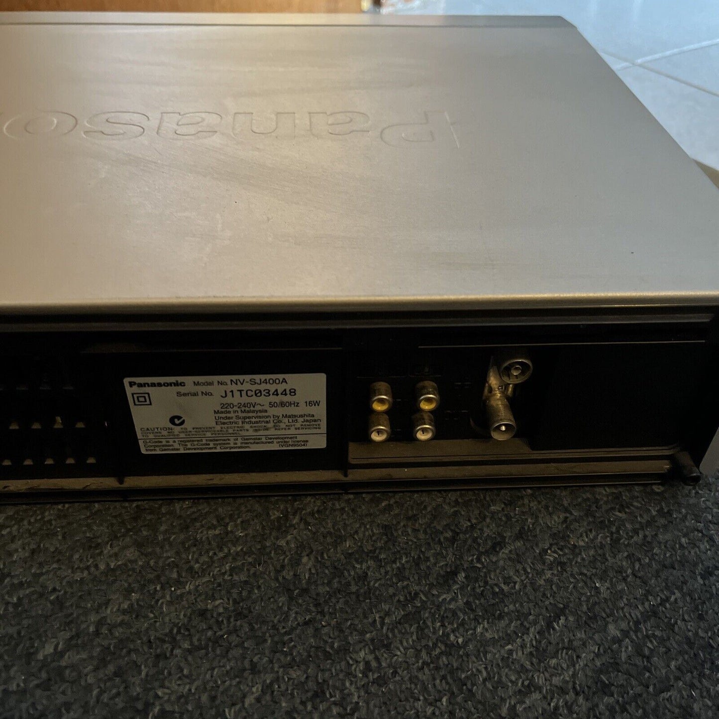 Panasonic NV-SJ400 VCR PAL