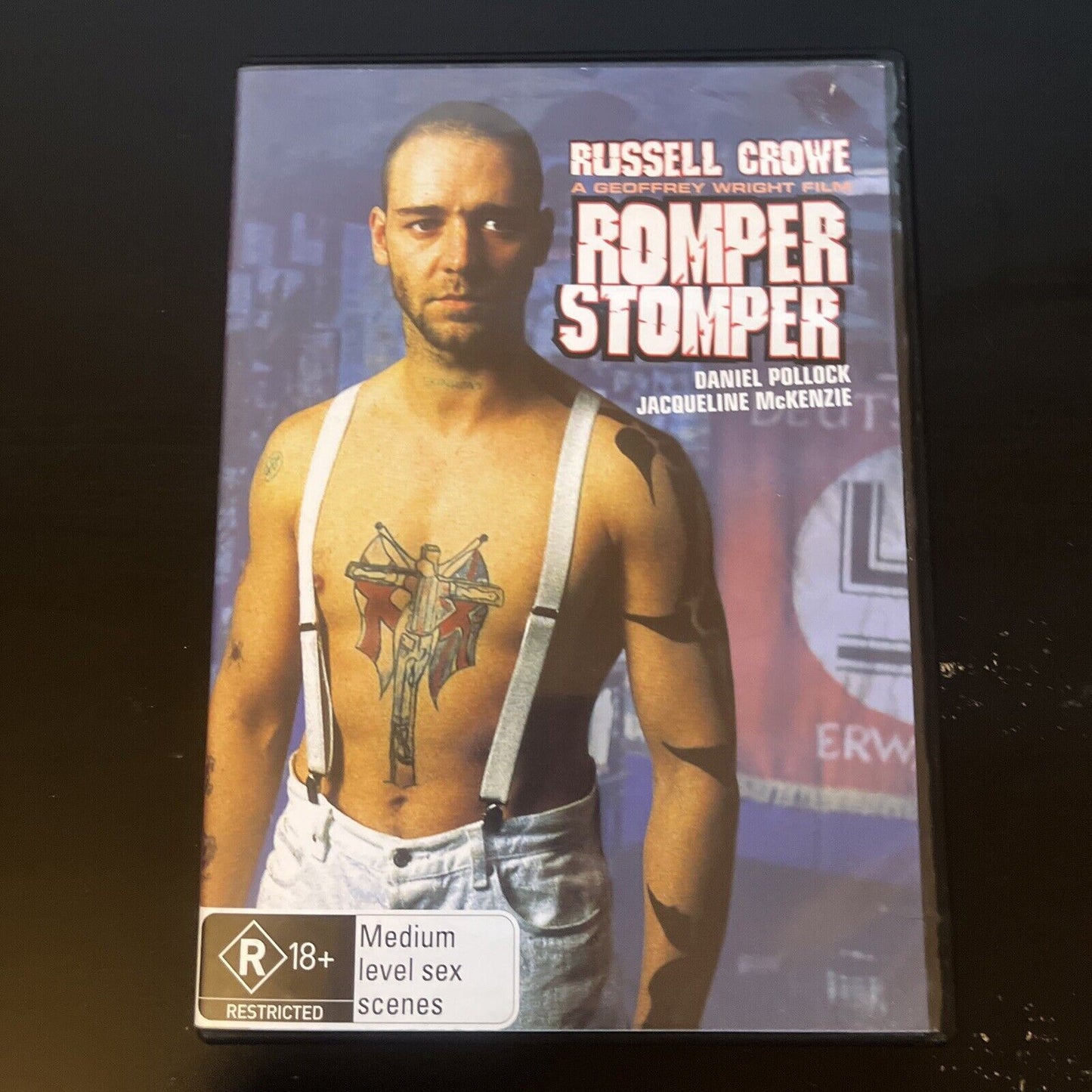 Romper Stomper (DVD, 1992) Russell Crowe, Daniel Pollock, Region 4