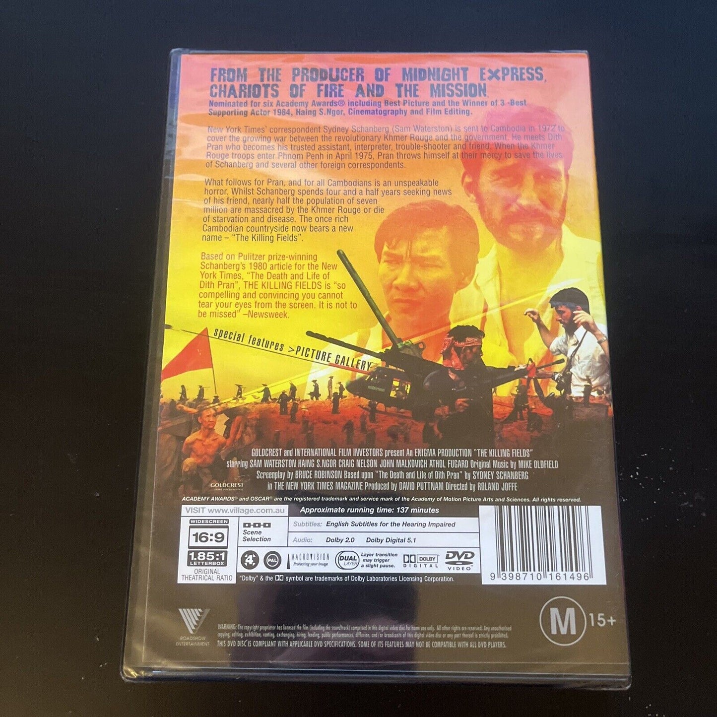 *New Sealed* The Killing Fields (DVD, 1984) Sam Waterston, Haing S. Ngor Region4