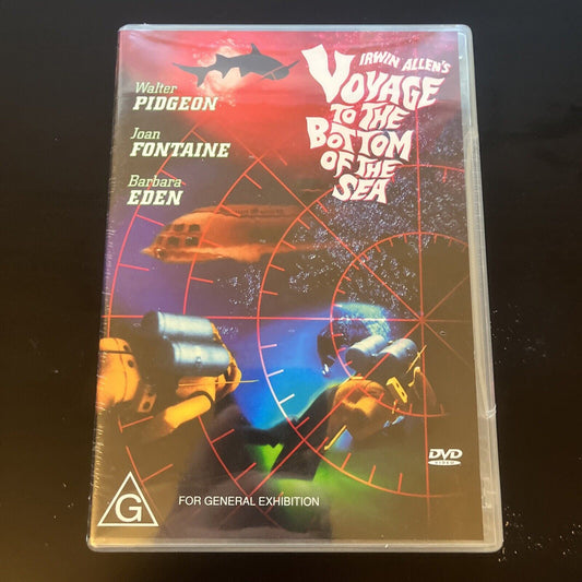 *New Sealed* Voyage To The Bottom Of The Sea (DVD, 1961) Walter Pidgeon Region 4