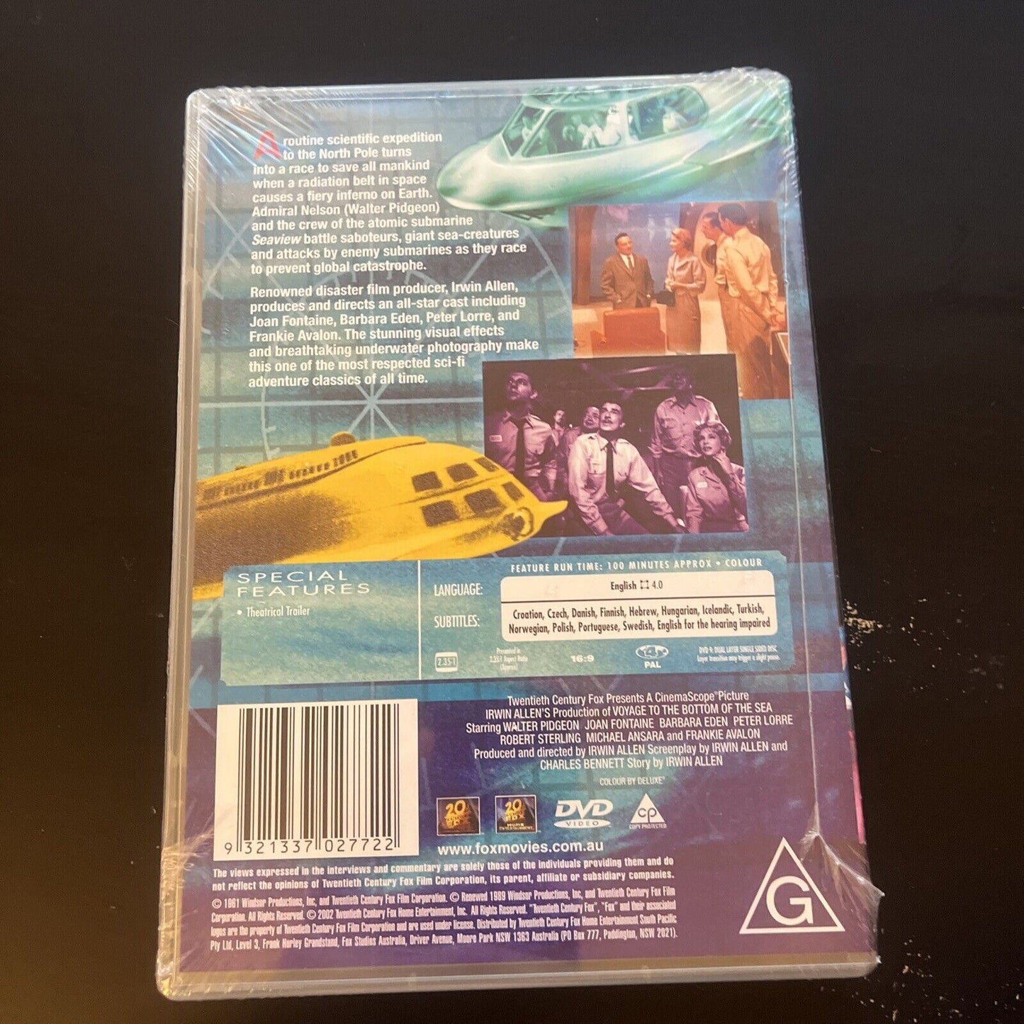 *New Sealed* Voyage To The Bottom Of The Sea (DVD, 1961) Walter Pidgeon Region 4