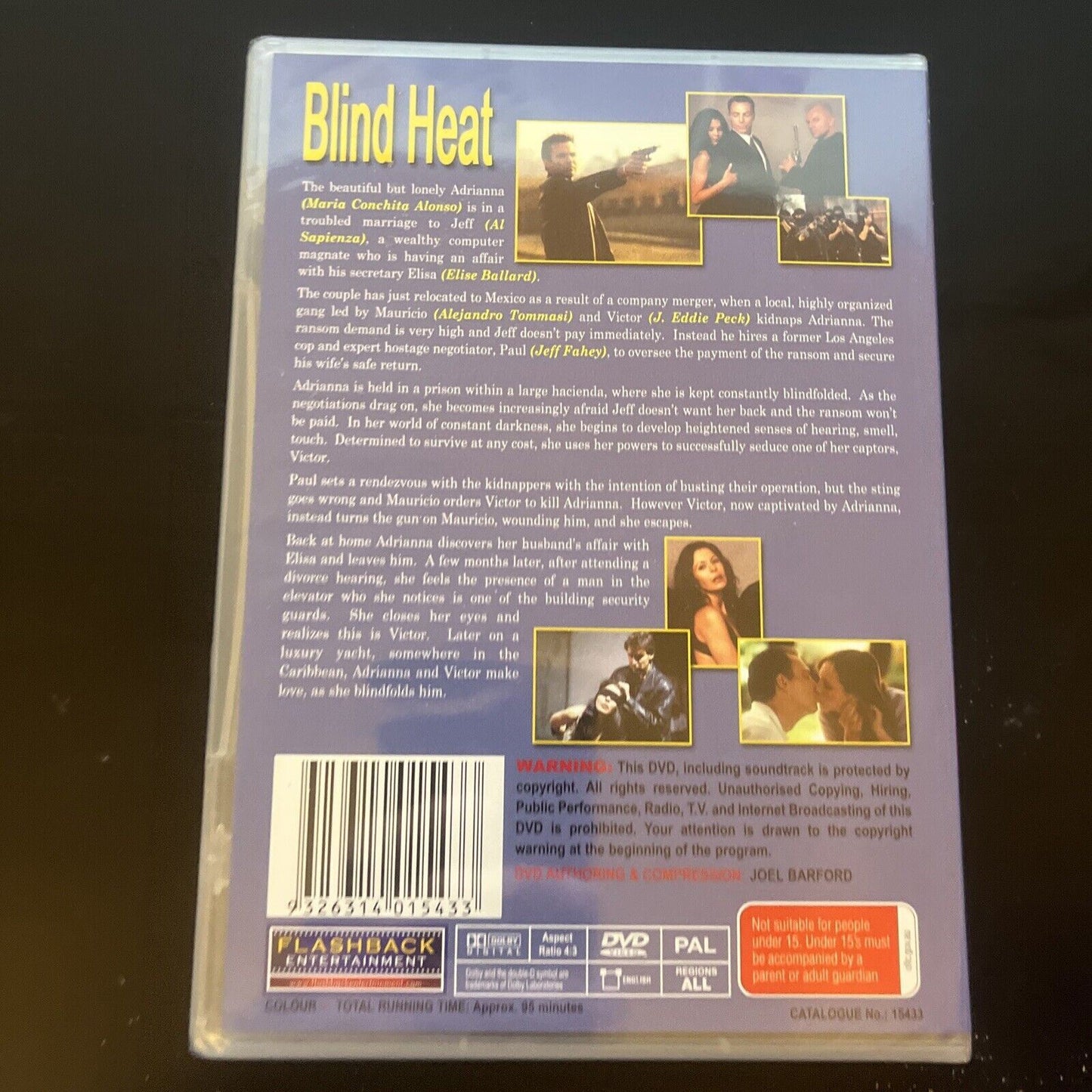 *New Sealed* Blind Heat (DVD, 2001) Maria Conchita Alonso, Jeff Fahey All Region