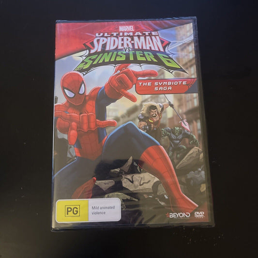 *New Sealed* Ultimate Spider-Man - The Symbiote Saga (DVD, 2016) Region 4