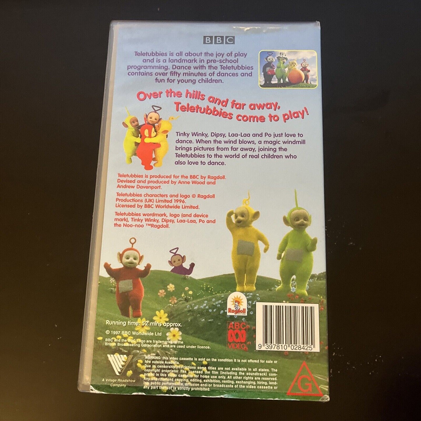 Teletubbies - Dance with the Teletubbies (VHS, 1997) PAL