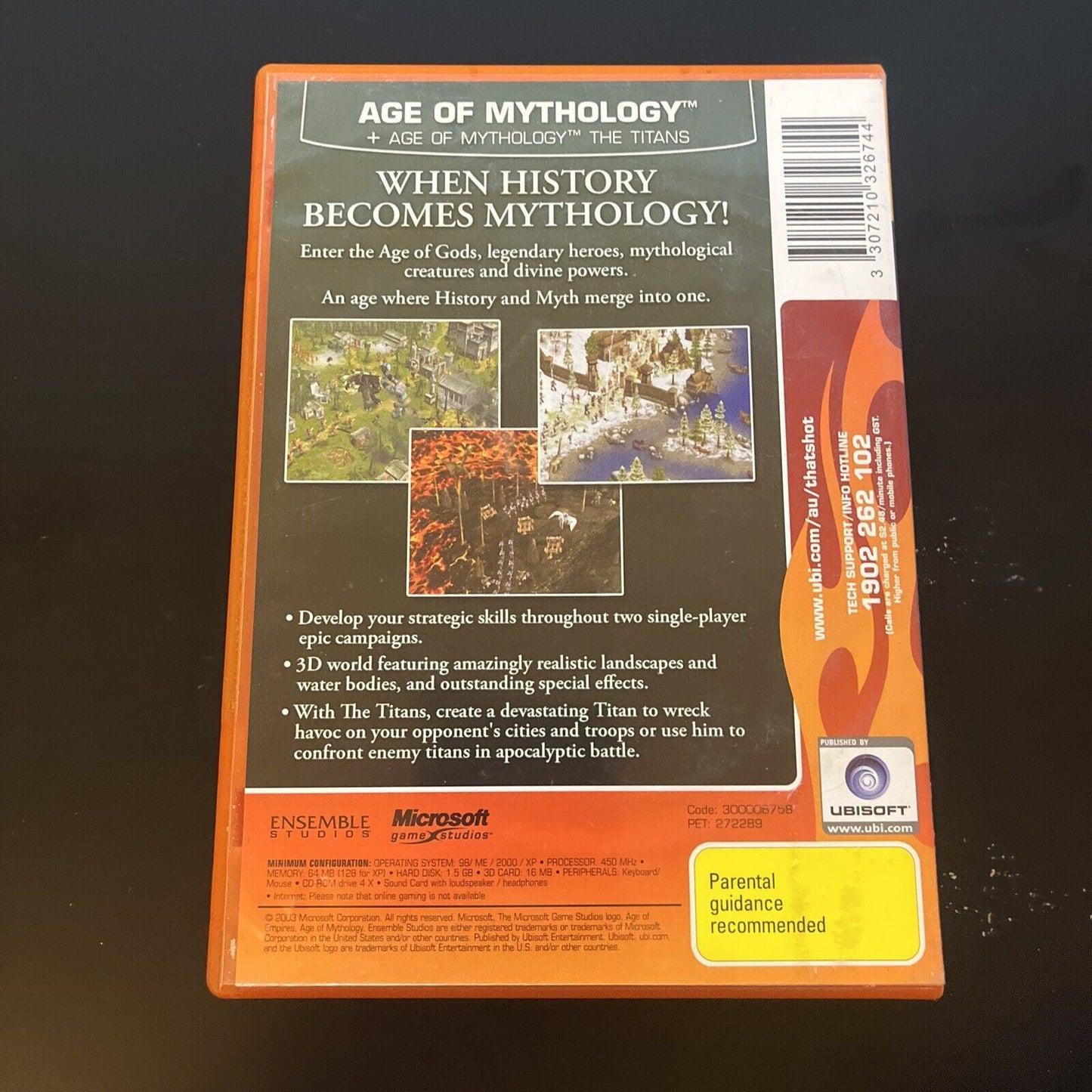 Age of Mythology: Gold Edition PC Game + The Titans Expansion RTS Rated PG