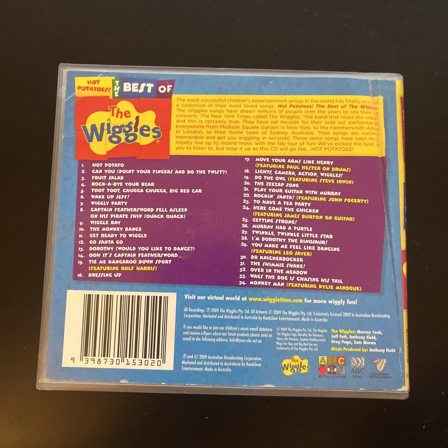 The Wiggles: Hot Potatoes! The Best of the Wiggles Sing-a-Song Of Wiggles (CD)