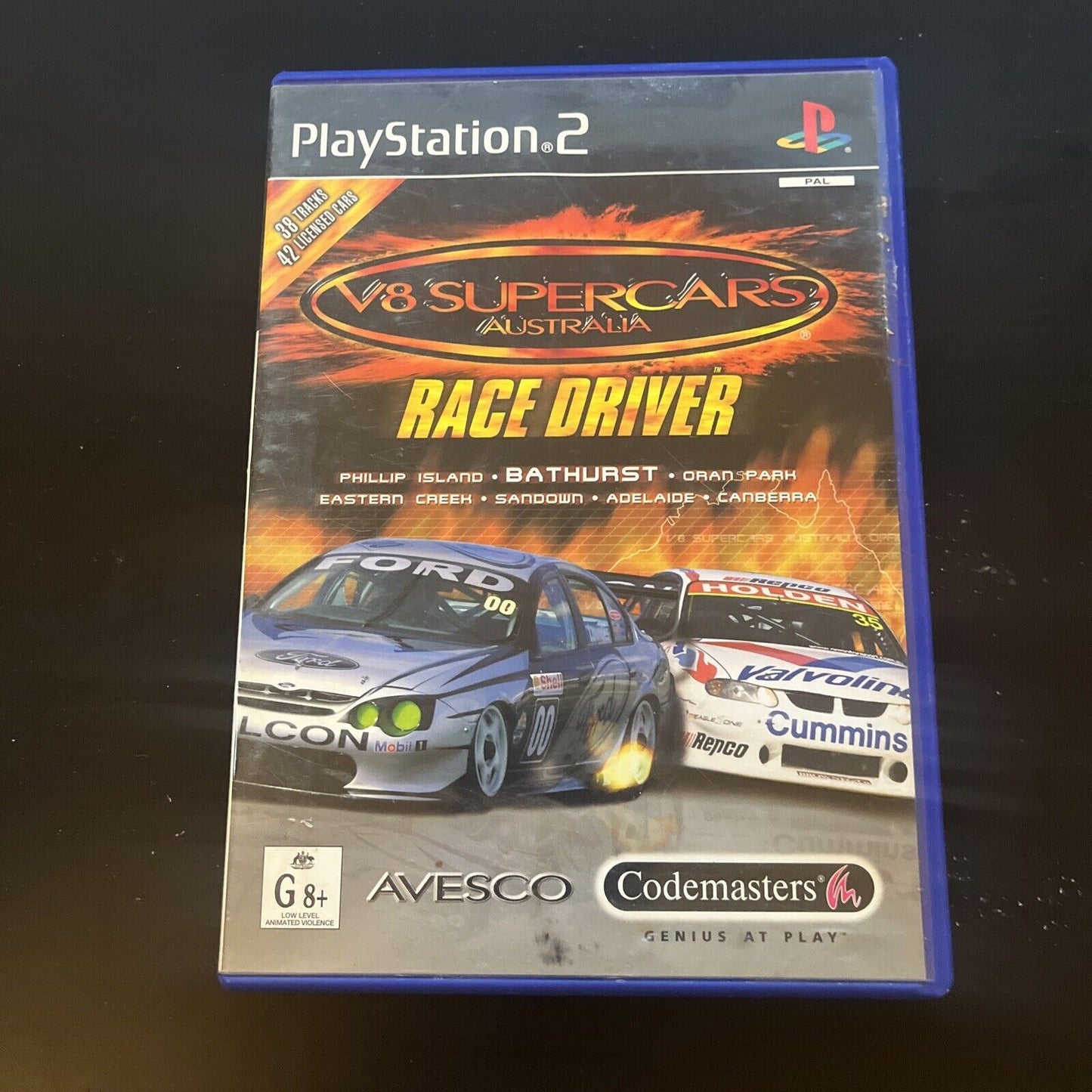 V8 Supercars Australia Race Driver - Sony Playstation 2 PS2 PAL Racing Game