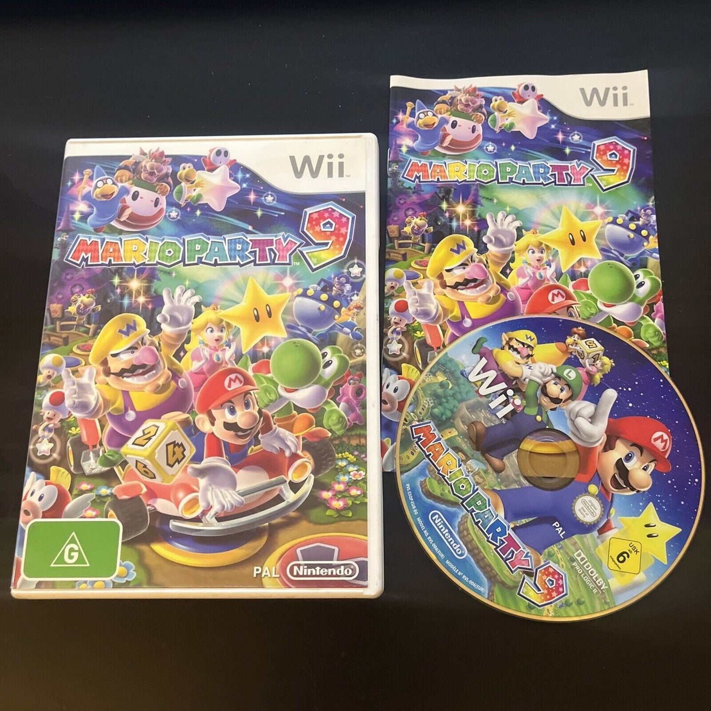 Mario Party 9 - Nintendo Wii Complete With Manual PAL