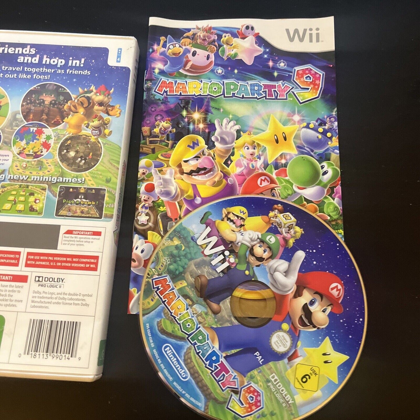 Mario Party 9 - Nintendo Wii Complete With Manual PAL