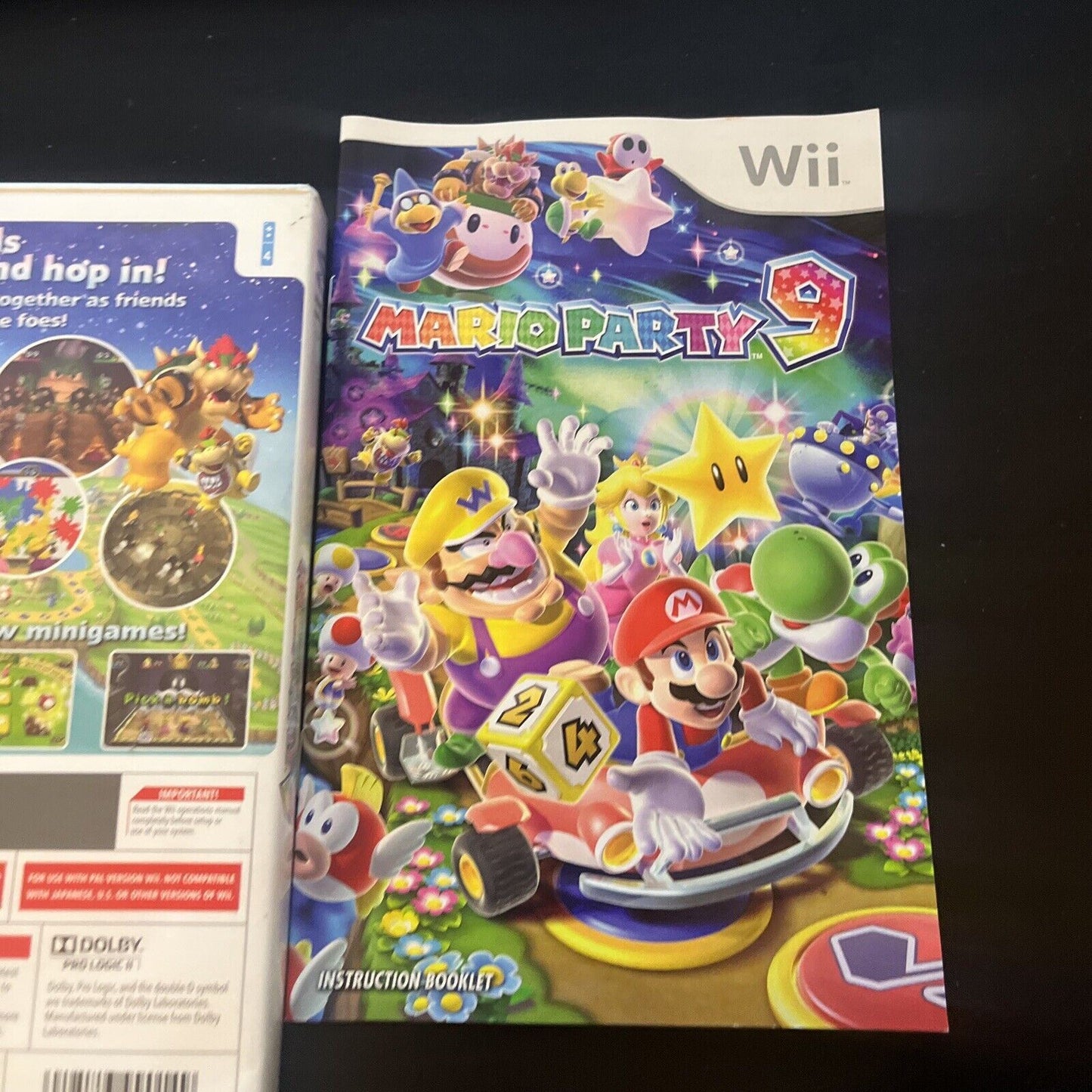Mario Party 9 - Nintendo Wii Complete With Manual PAL