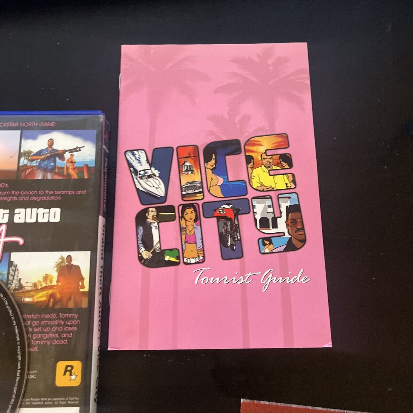 Grand Theft Auto Vice City GTA - Sony PlayStation 2 Game PS2 PAL With Manual Map