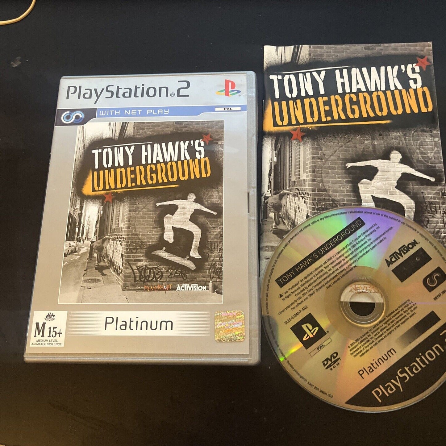 Tony Hawks Underground - Sony PlayStation 2 PS2 PAL Game Complete With Manual