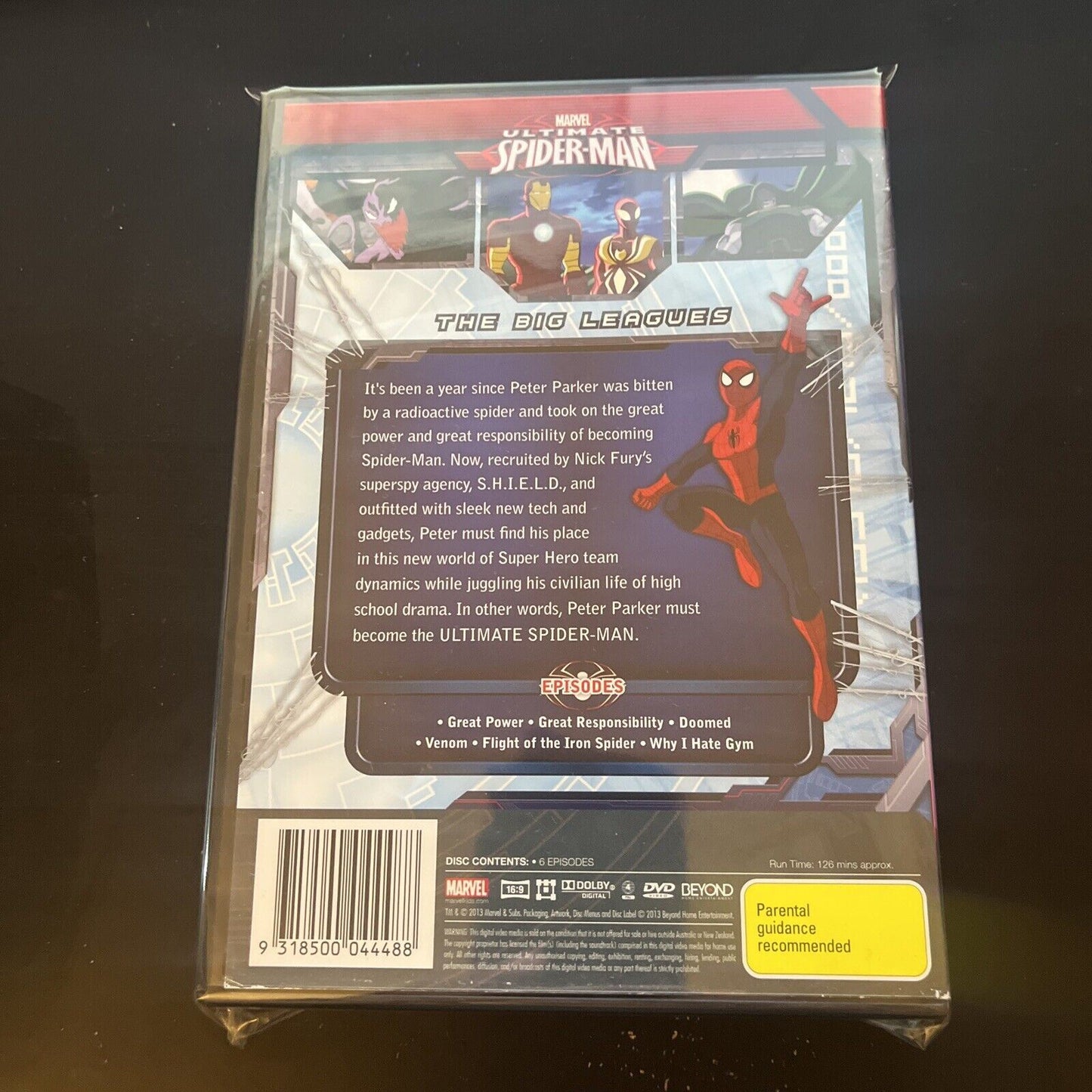 Ultimate Spider-Man - The Big Leagues (DVD, 2012) Region 4 NEW