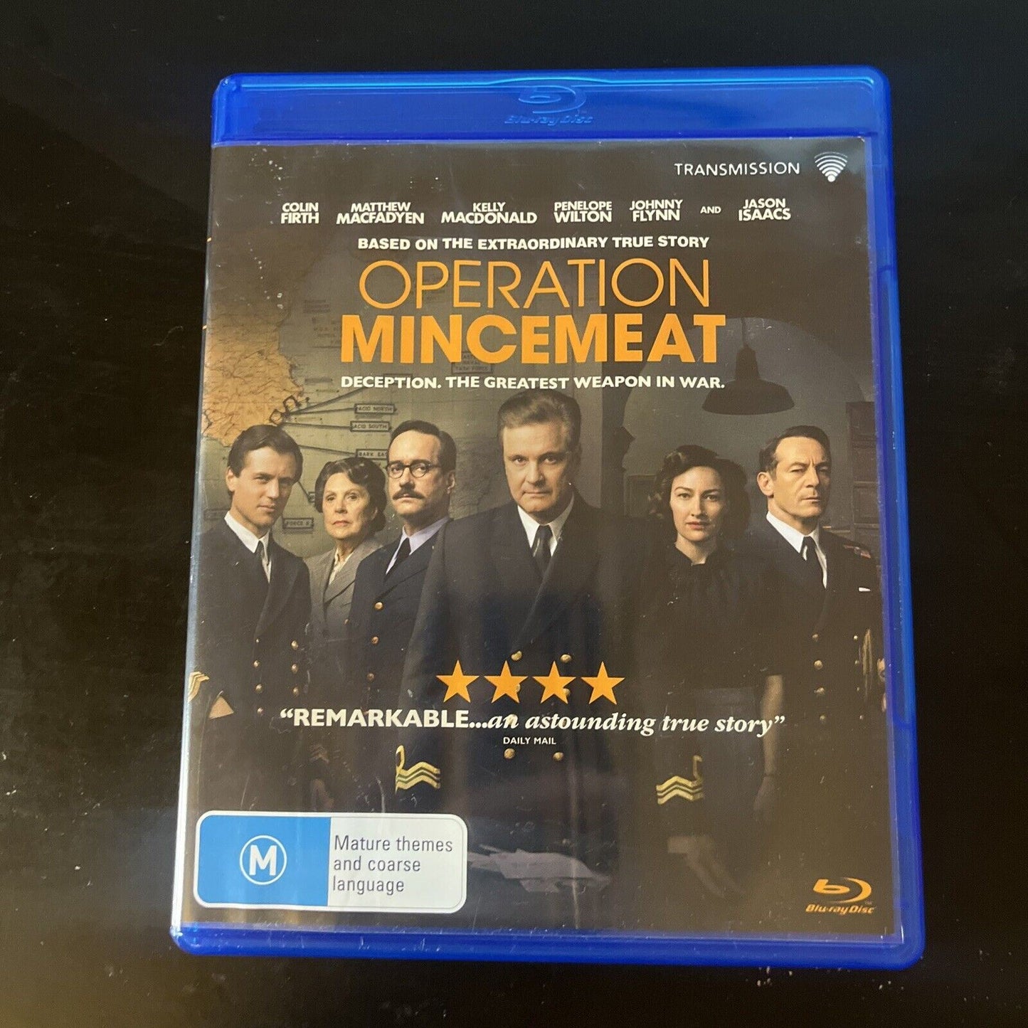 Operation Mincemeat (Blu-ray, 2021) Rufus Wright, Matthew MacFadyen Region B