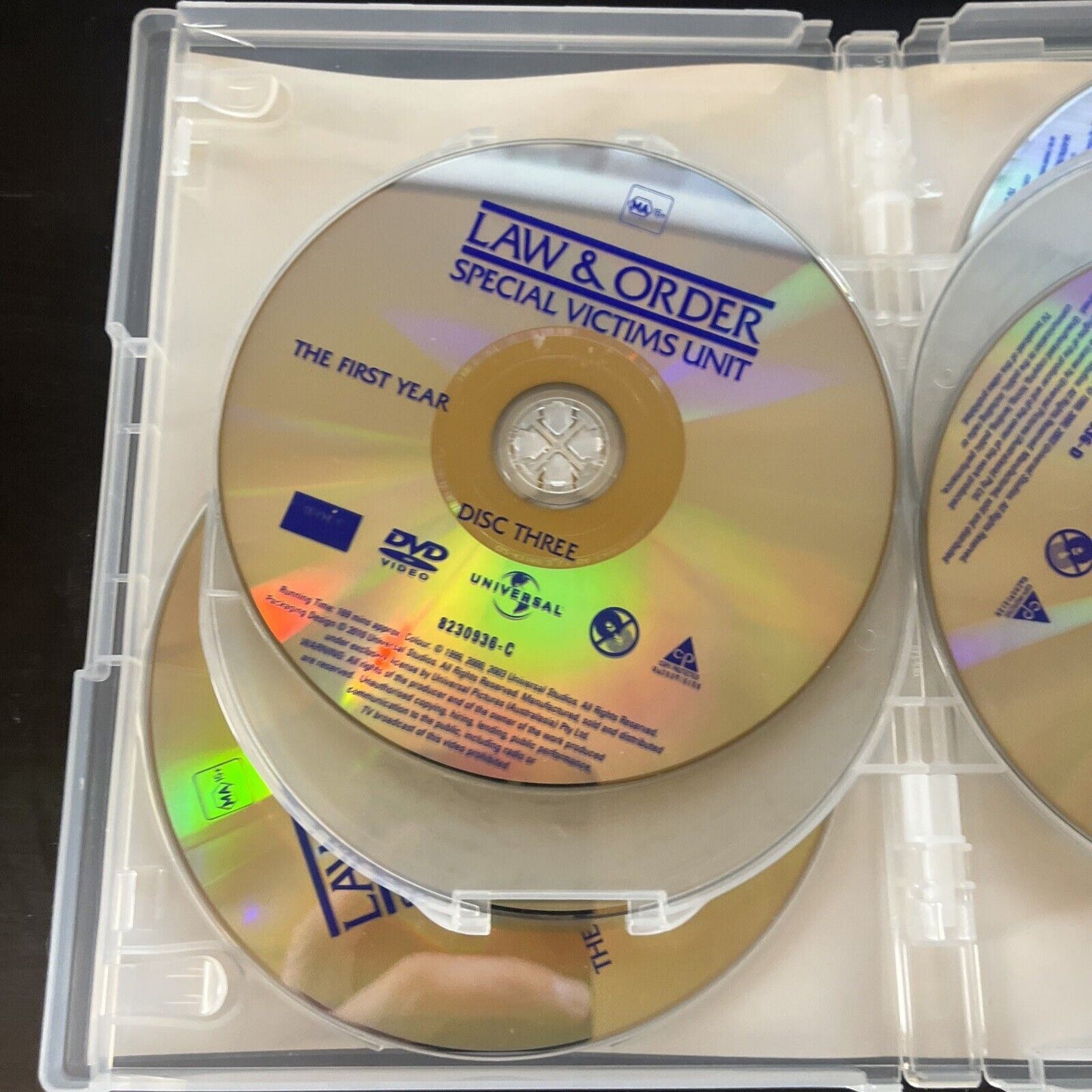 Law And Order - Special Victims Unit : Season 1 (DVD, 1999, 6-Disc) Region 4&2