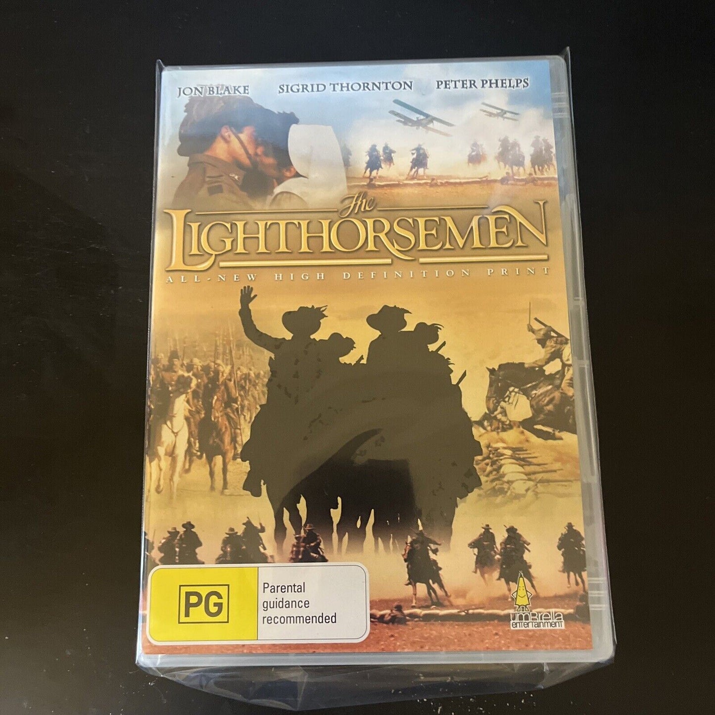 The Lighthorsemen (DVD, 1988) Jon Blake, Peter Phelps, NEW All Regions