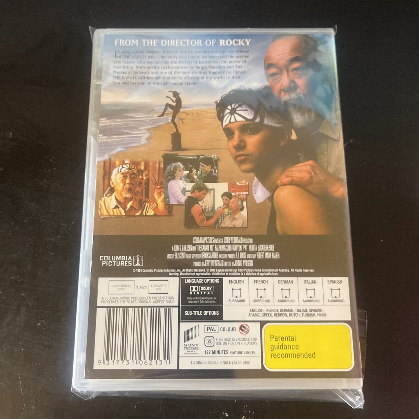 The Karate Kid (DVD, 1984) Ralph Macchio, Noriyuki 'Pat' Morita NEW Region 4