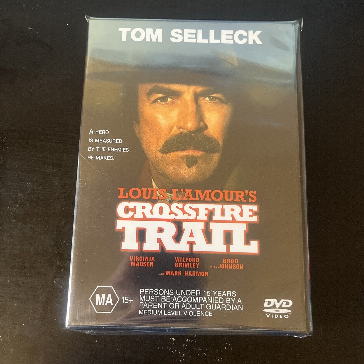 Crossfire Trail (DVD, 2001) Tom Selleck, Virginia Madsen NEW Region 4