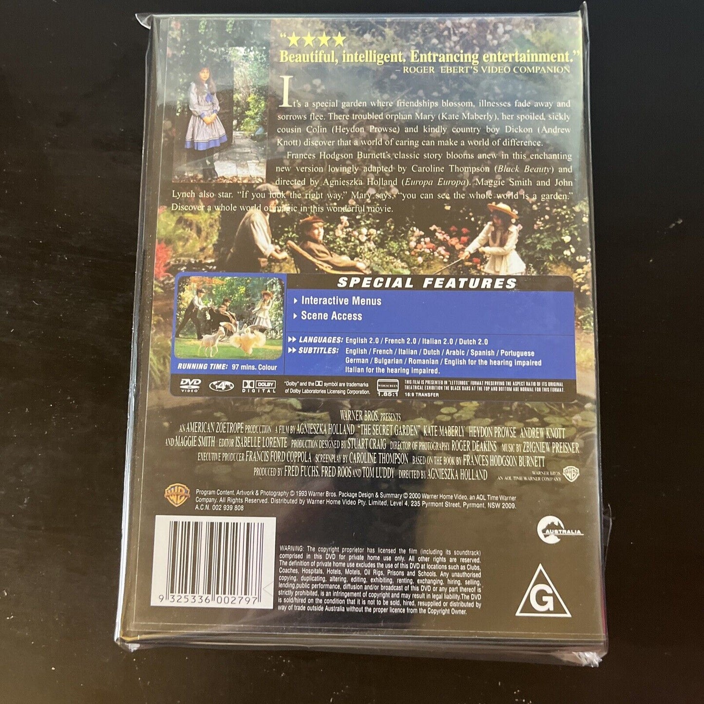 The Secret Garden (DVD, 1993) Kate Maberly, Heydon Prowse, NEW Region 4