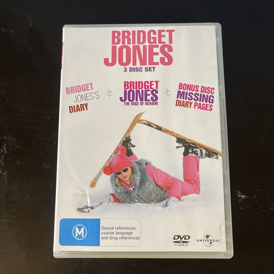 Bridget Jones Diary / Bridget Jones Edge Of Reason & Bonus Diary (DVD, 3-Disc)