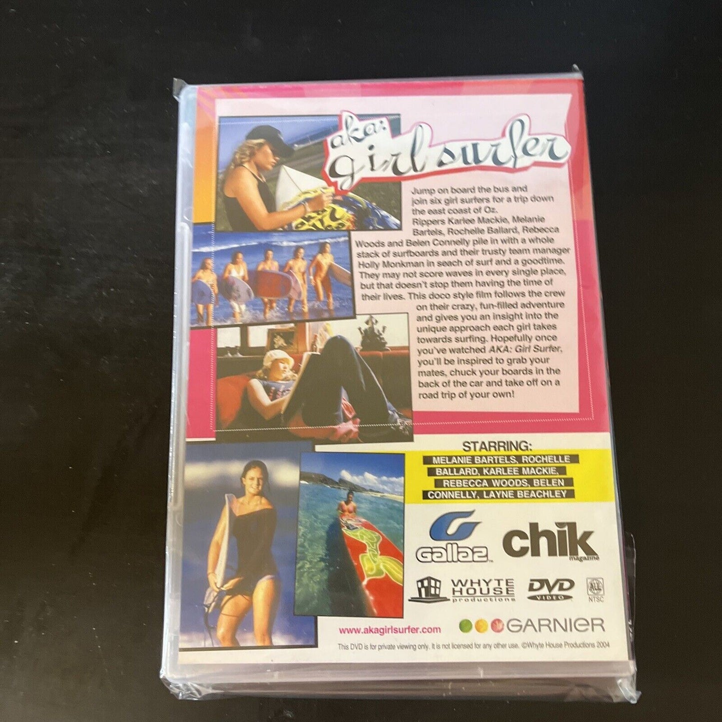 aka: Girl Surfer (DVD, 2004) Belen Connelly, Layne Beachley NEW All Regions