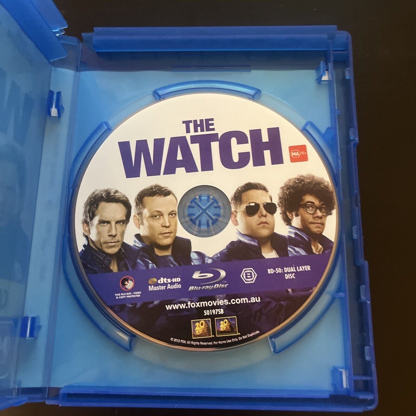 The Watch (Blu-ray, 2012) Ben Stiller, Vince Vaughn, Jonah Hill Region B