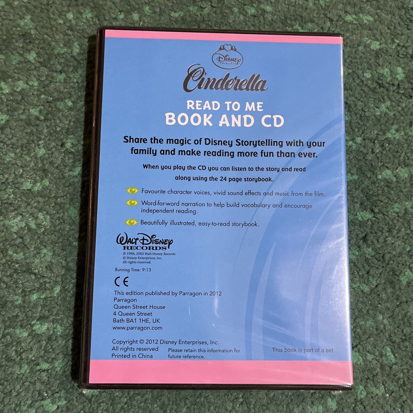 9x Disney Read to Me: Book and CD with Original Voices & Sound Effects