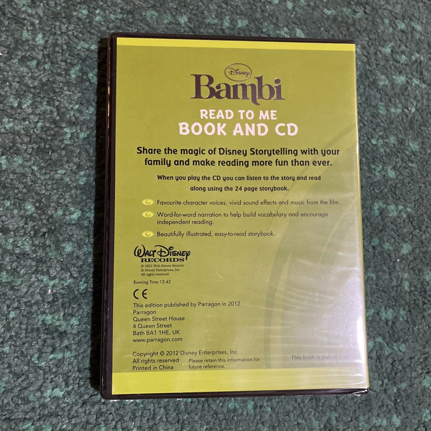 9x Disney Read to Me: Book and CD with Original Voices & Sound Effects