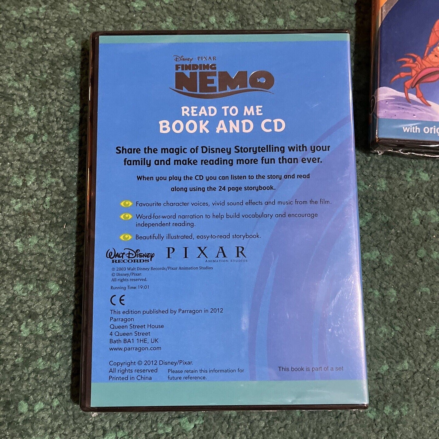 9x Disney Read to Me: Book and CD with Original Voices & Sound Effects