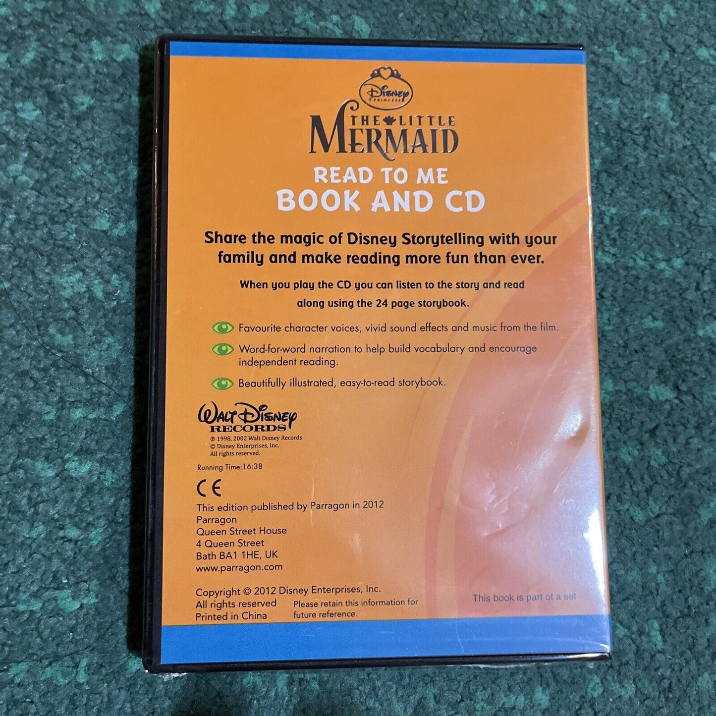 9x Disney Read to Me: Book and CD with Original Voices & Sound Effects