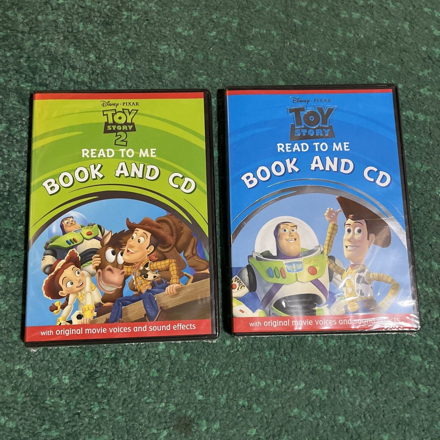 Toy Story & Toy Story 2 Read To Me Book & Audio CD Disney Pixar