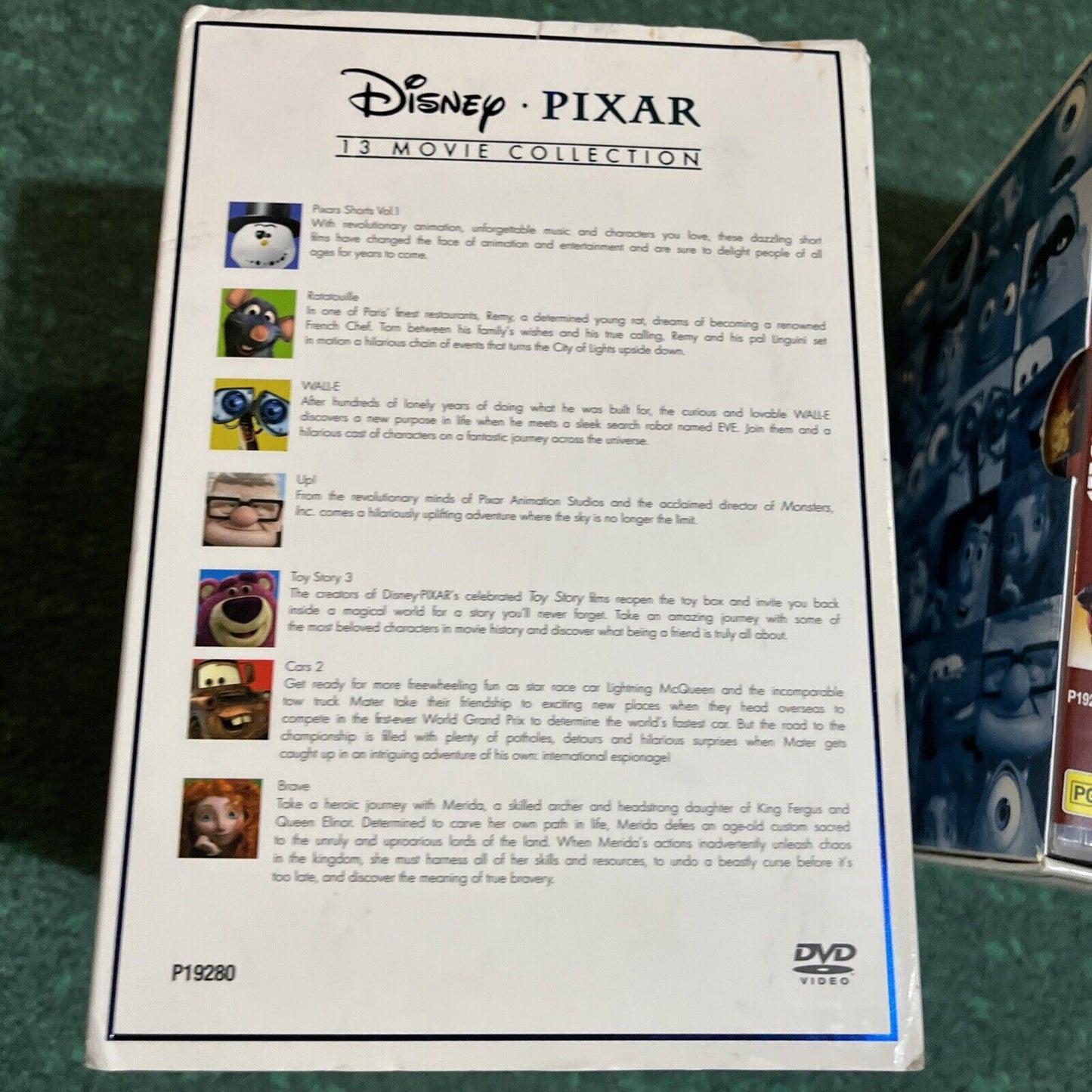 Disney Pixar 13 Movie Collection Boxset Region 4