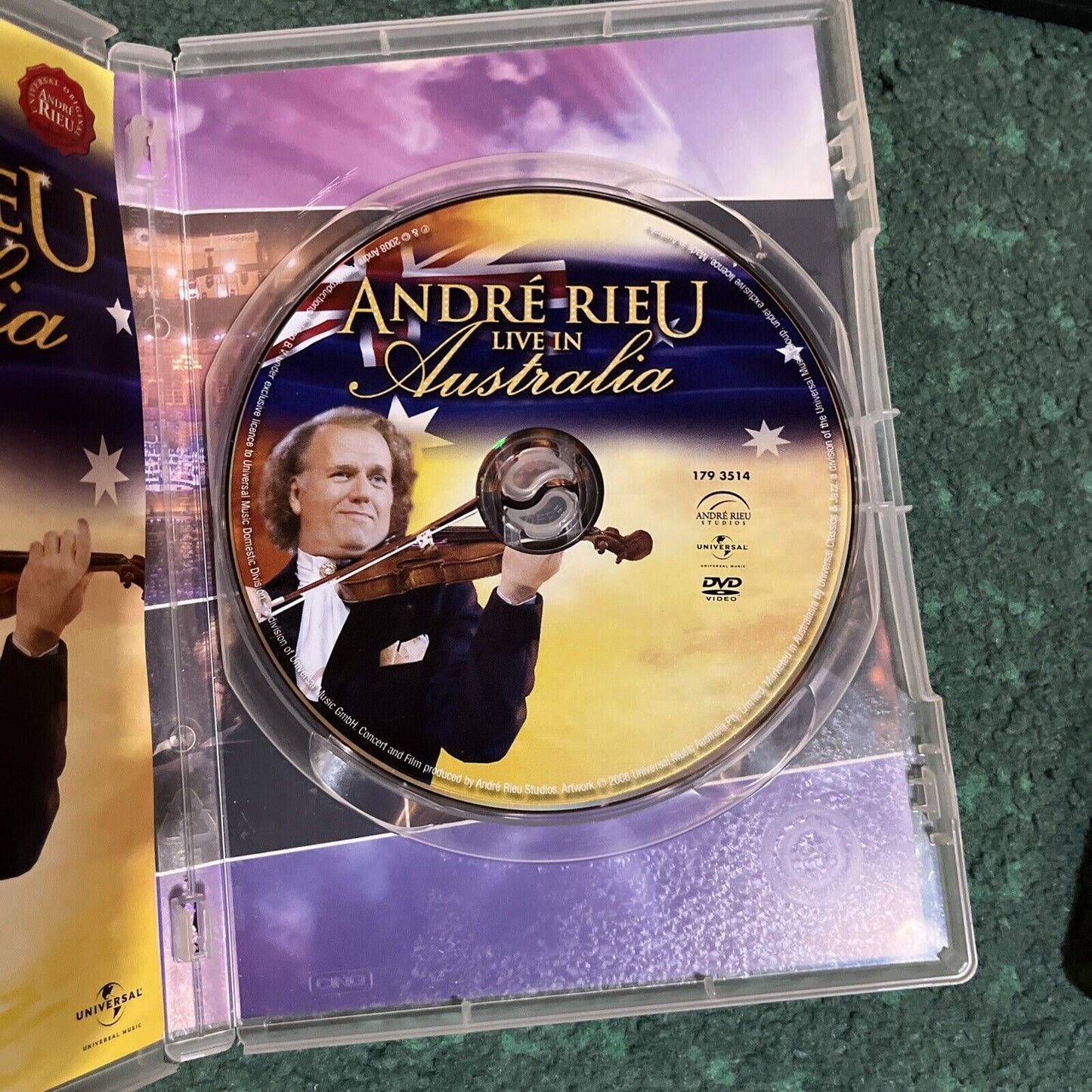 4x Andre Rieu DVDs: Live in Sydney / Australia / Dublin And Dreaming All Regions