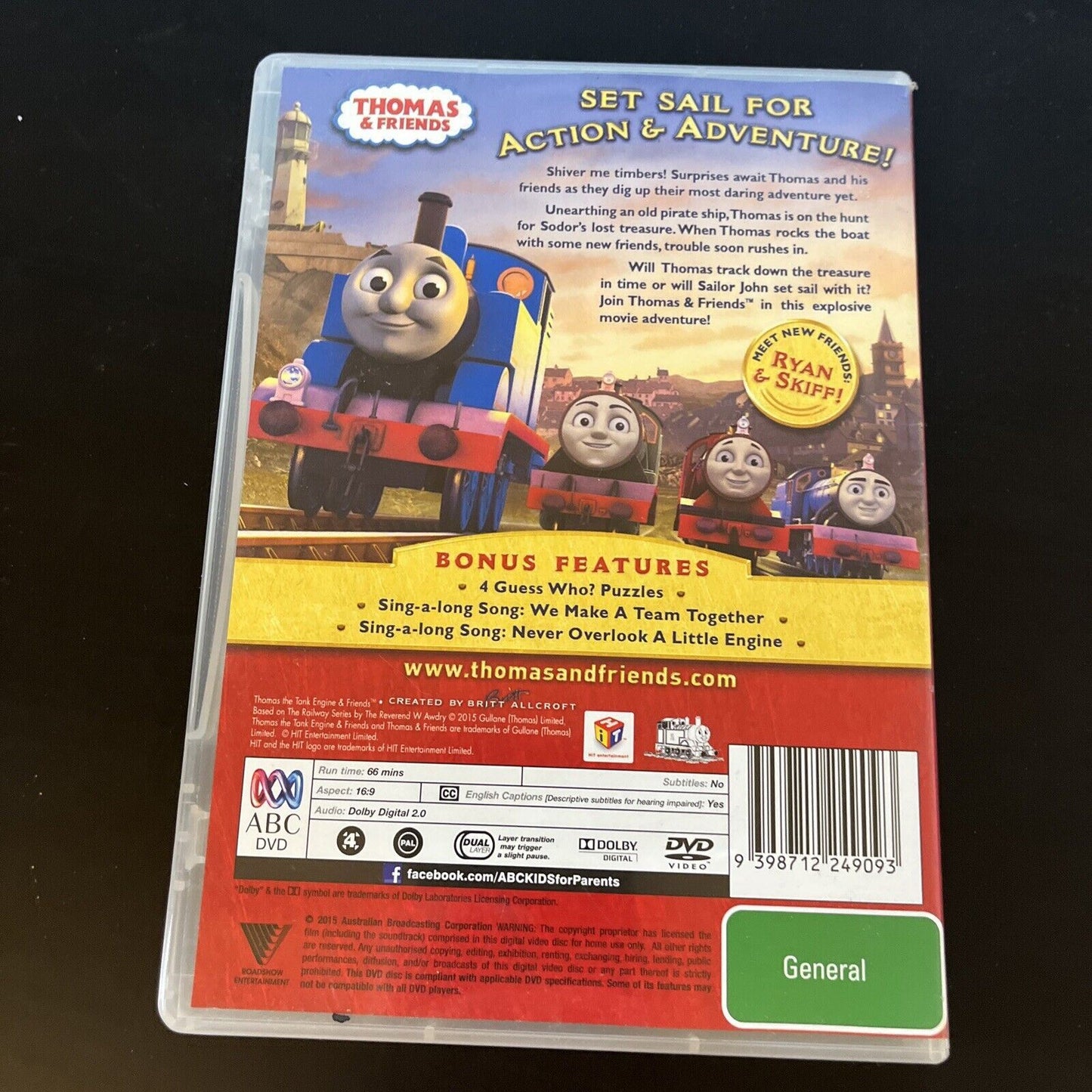 Thomas & Friends - Sodor's Legend Of The Lost Treasure (DVD, 2015) - Region 4