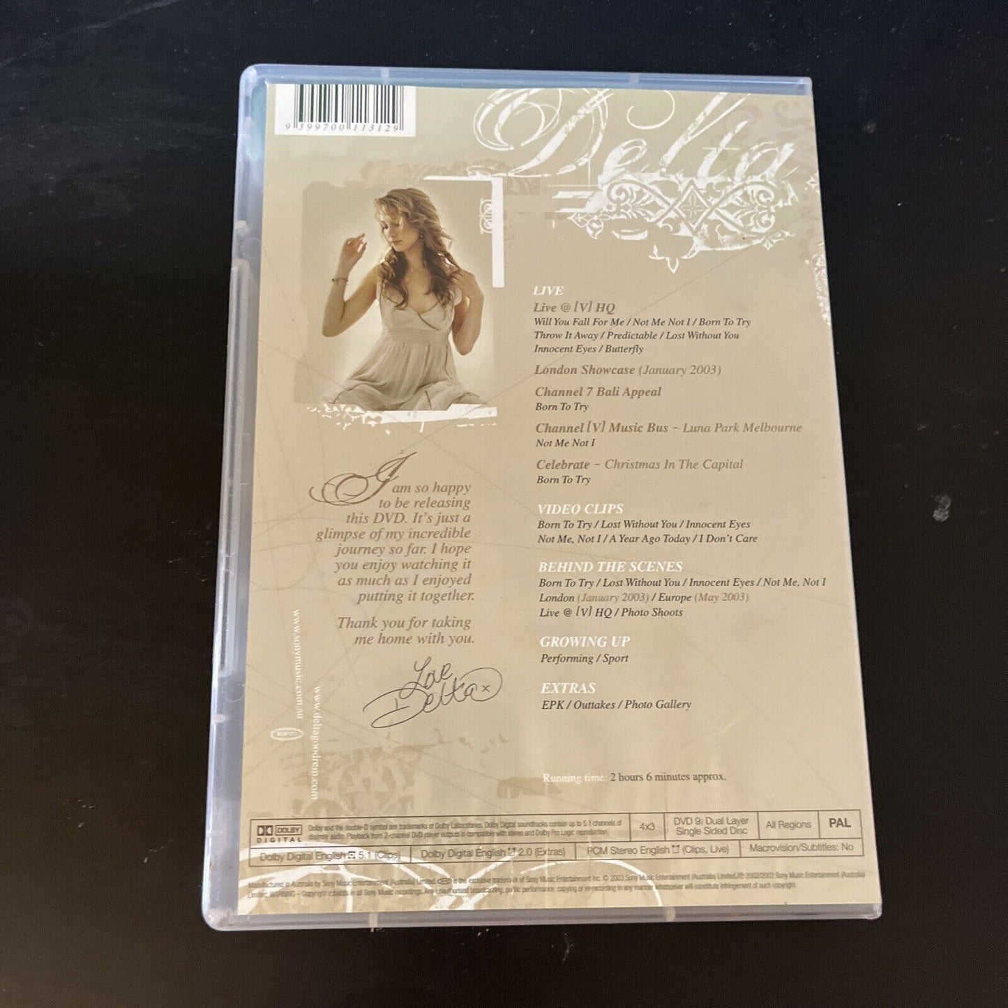 Delta Goodrem - Delta (DVD, 2003) All Regions