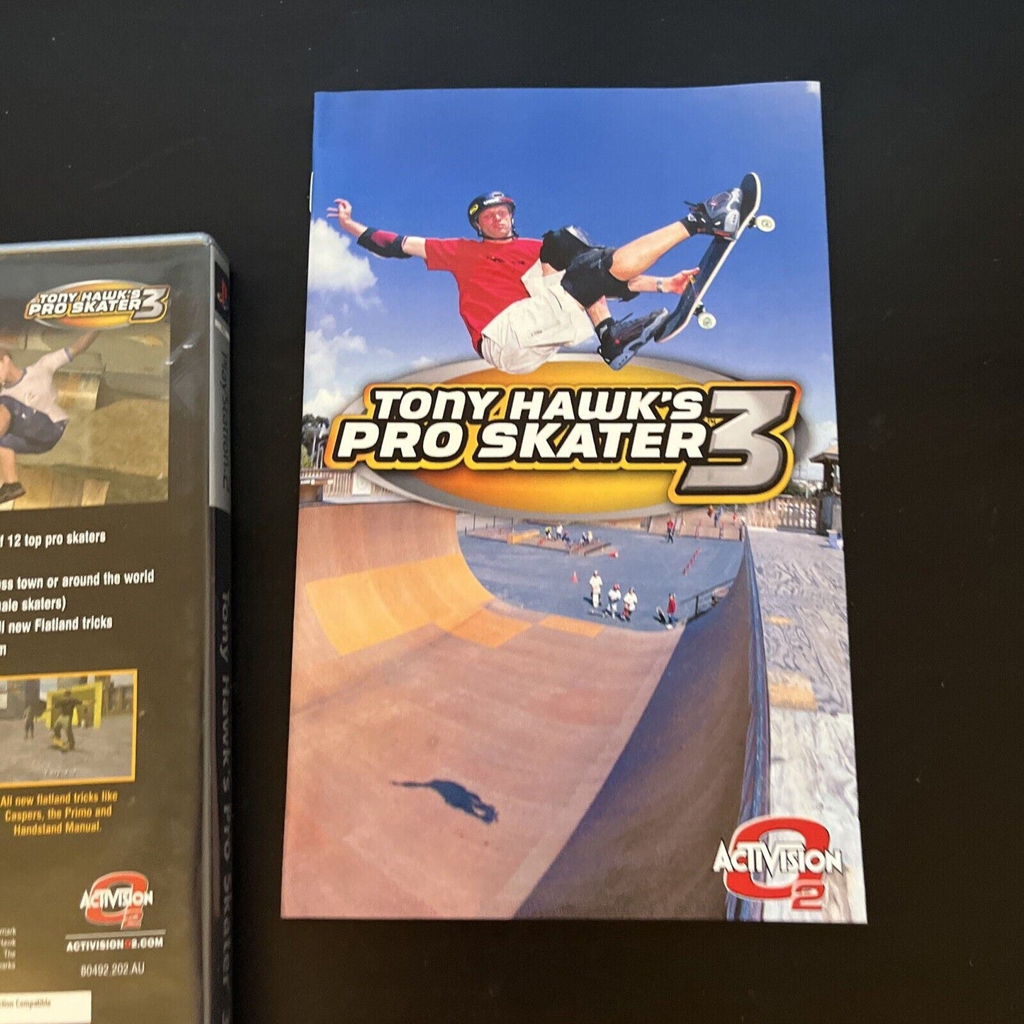 Tony Hawk's Pro Skater 3 PS2 Playstation 2 Platinum PAL With Manual