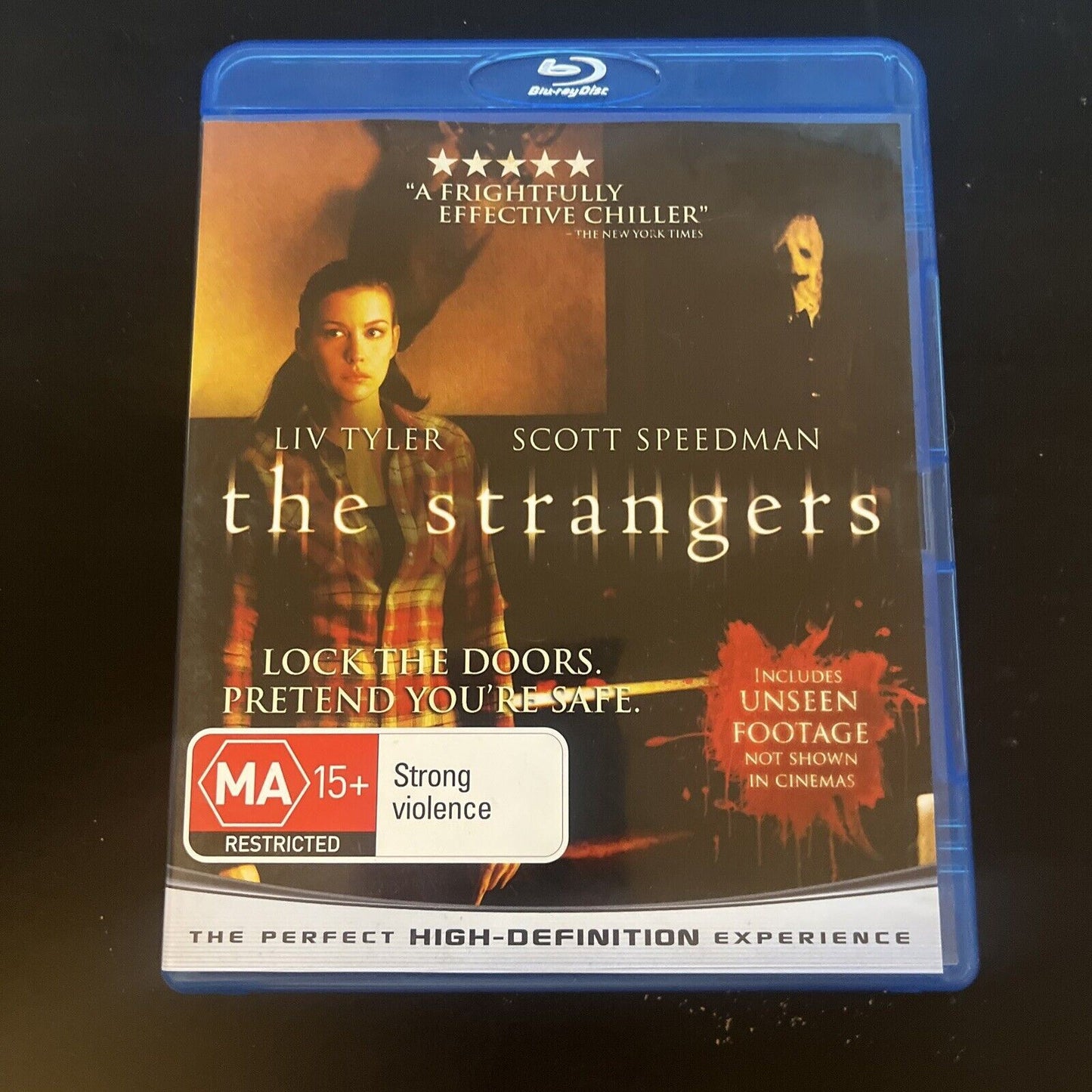 The Strangers (Blu-ray, 2008) Liv Tyler & Scott Speed man Liv Tyler Region B